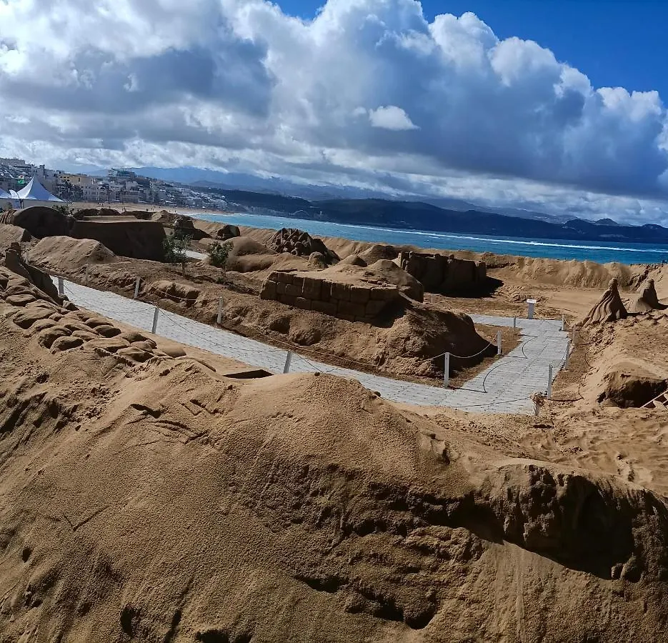 大加那利岛拉斯帕尔马斯Las Canteras La Naval Beach公寓 西班牙